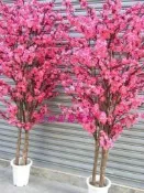◎花語人造花資材◎人造樹＊6尺真幹櫻花樹＊8色~櫥窗~居家~會場景觀造景佈置