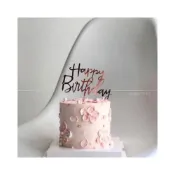 (店+)(烘焙好物市集)大插卡 生日快樂 母親節 蛋糕 插卡 大插牌 壓克力 生日蛋糕 萬聖節 聖誕快樂 父親節  裝飾包裝
