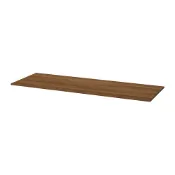 【IKEA 宜家家居】BESTÅ 頂板, 棕色/胡桃木, 120x42 公分