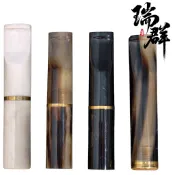 【瑞群煙具】台灣現貨附發票火速發貨 天然牛角濾嘴 鹿角煙嘴  可用大象丹尼古特濾芯 有效過濾焦油 扁嘴濾嘴