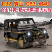 台灣現貨~快速出貨💕1:32 賓士M-Benz G-Class AMG G63 大G擬真越野模型車力車合金車抖音小紅