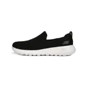 (店+)【SKECHERS】54638-BKW Skechers斯凱奇 GO WALK Max 一腳蹬易穿脫 舒適 網面軟底 休閒健步 老人鞋 耐磨透氣輕便 低幫 生活休閒鞋 男 黑