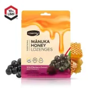 【松果購物】【紐西蘭 Comvita】蜂膠麥蘆卡蜂蜜潤喉糖(接骨木莓) 40粒