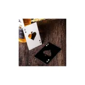 (店+)撲克牌開瓶器 台灣現貨  不銹鋼 啤酒 實用開瓶起瓶器