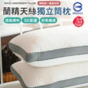 lovephone 【超取免運】台灣製 天絲獨立筒枕頭 民宿枕 獨立筒枕 透氣枕頭 枕頭 枕芯 獨立筒 飯店枕 【S006】