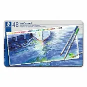 筆殿 德國施德樓STAEDTLER-金鑽級水彩色鉛筆48色組*MS125M48
