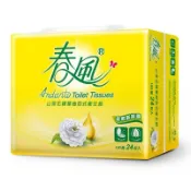 春風 山茶花精華抽取式衛生紙 100抽 x 24包【萬家福】