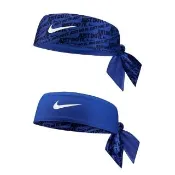 【NIKE 耐吉】DRI-FIT 3.0 雙面綁帶式頭帶 速乾止汗帶 運動頭巾 網球羽球籃球慢跑瑜珈適用(N1003620409OS)