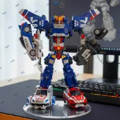 正版 hello carbot 衝鋒戰士 警探酷雷X 救援大力X 特警飛天X 暴風X 變形機器人 兒童玩具 Yuzi