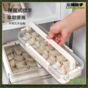 可扣餃子盒廚房冰箱冷凍保鮮盒食品級密封餛飩水餃速凍分裝收納盒可開發票✅樂活日子🌟臺灣出貨🌟