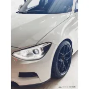 超級團隊S.T.G BMW F20 實車照 輪框 18吋 旋壓 鋁圈 5孔 ET35 8J 消光黑 霧黑 單顆5500