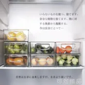 摩可美家 日式冰箱收納盒廚房整理冷凍儲物專用食品保鮮抽屜式雞蛋餃子蔬菜【尾牙特惠】