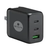 65W GaN氮化鎵PD+QC3.0三孔2C1A快充充電器/筆電快充(支援MAC/iPhone)