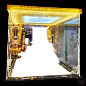 展示盒【】APEX-TOYS 原神 凝光 偃月天權  LED防塵 展示盒