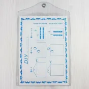 旻泉精品批發網 A4 吊式透明套 信億 證書吊袋 (直式)/一個入(定60) PVC透明公告欄袋 證書袋 Trust輕便獎狀袋 225mm x 310mm