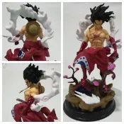 【買動漫】【紫色風鈴】海賊王GK 和之國和服 蛇人 魯夫 路飛場景雕像 盒裝手 港版 無證