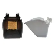 【小美紀】防風盆+專用椰纖片-90入裝(植生牆 掛架 盆裁 4寸花盆  4寸彩盆 園藝掛架 多肉盆)