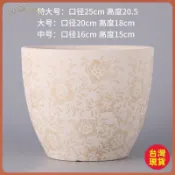 ✈️桃園出貨 全臺免運 ✈️ 家用花盆陶瓷花盆梔子花客廳專用陽臺玫瑰繡球金錢樹老樁高檔花盆