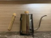 南美龐老爹咖啡 JUNIOR 喬尼亞 金屬黑 鍍鈦處理 實木 細嘴壺 手沖壺 細口壺 350ml 18-8不銹鋼 304
