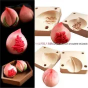 【3D立體壽桃模具】壽桃模具 糕點模具 烘焙模具 桃子模具 蟠桃模具 木質僊桃模具 網紅壽桃模 糕點心模 月餅模具 鳳梨