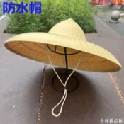 【全球優品匯】邁越防水斗笠帽遮雨戶外防曬通用四季可戴田園勞動大檐塑料林沖帽