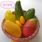 🔥優惠🔥仿真塑膠芒果模型道具假水果蔬菜擺件裝飾品幼教玩具用品櫥櫃裝飾324