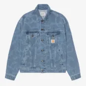 CARHARTT WIP DUCK HELSTON JACKET 迷彩 單寧 外套 夾克 牛仔 藍 I033766