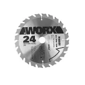 【WORX 威克士】165mm TCT 24T 木工圓鋸鋸片 WA5101(WA5101)