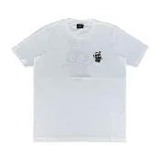 【Paul Smith】PAUL SMITH草寫LOGO油漆噴罐圖樣有機純棉短袖T恤(男款/白x黑)