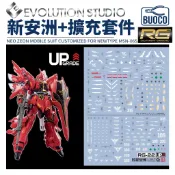 [BUOCO] EVO RG-22 RG 新安洲 專用螢光水貼 (含擴充套組對應) - 弗爾伏朗托 / 帶袖 / 新吉翁