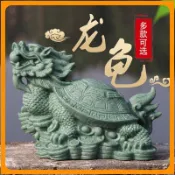 免運💥龍龜擺件 魚缸造景 茶寵擺件 創意擺件 青砂石擺件 書房擺件 瑞獸擺件 玄武擺件 石雕擺件 鎮宅擺件 轉運擺件