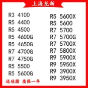 AMD R5 5600X 5600 4500 4650G R7 5800X 5700X R9 5900X 3900X R