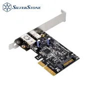 銀欣 ECU03 高速PCI-E Gen2.0 x2介面，最大提供10 GT/s的傳輸頻寬 擴充卡