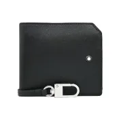 【MONTBLANC 萬寶龍】展示品 大師傑作（大班）精選系列 6卡式柔軟皮夾 黑色(129699 BK)