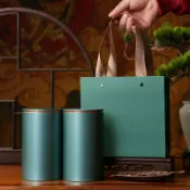 全球選品1館 生活百貨 2025茶葉罐精品高檔鐵罐中式小號大號紅茶綠茶小青柑半斤裝空罐