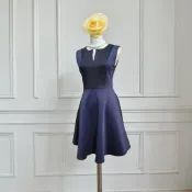*♡*ZALORA/深藍色/合身小禮服洋裝/適XS-S/近新/二手衣《Anna的百寶箱》