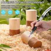 鉛筆式氣磨機帶氣管 2 個筒夾 1/4 英寸氣動旋轉筆無級調速手持式氣動砂光機拋光機打磨雕刻