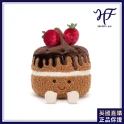 【HF】JELLYCAT × Harrods 英國代購 正品現貨 哈洛德百貨聯名限定款 草莓巧克力蛋糕絨毛娃娃 生日蛋糕
