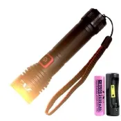 【TX 特林】XHP50黃光伸縮變焦手電筒(T*YW-P50)