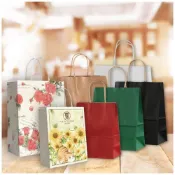 (店+)🍵本來生活 精品手提袋 牛皮禮袋 🍵 禮品袋 素色提袋 牛皮紙袋 立體袋  婚禮紙袋 文具袋 紙袋批發 送禮小紙袋