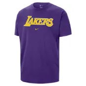 (店+)【NIKE 耐吉】IO6723-504 Nike NBA 洛杉磯湖人隊 純棉舒適短袖T恤 男款