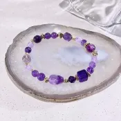酒神的祝福 |紫水晶|紫祖母晶 | 水晶手鍊 A34-1