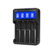 (店+)【Kamera 佳美能】Kando 18650 26650 3號 4號 充電電池 液晶顯示 四槽充電器 (L465)