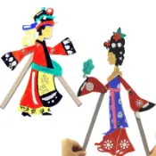 🌈「手工DIY」皮影戲中華民族傳統手工藝品幼兒園皮影戲手工diy創意材料包