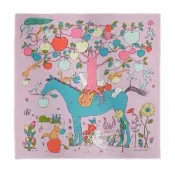 愛馬仕Hermes絲巾馬鞍上的蘋果樹（ 90公分）