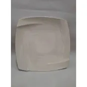 大同強化瓷器四方旋型盤 大同瓷器 四角器皿 中餐盤 牛排盤 水果盤 菜盤 西餐盤 二手品