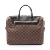 【DOKODEMO】【二手】LOUIS VUITTONPDJ Port Document Jour 公事包 NM Damier Ebene N41438 PVC塗層帆布皮革 PDJ 男士二手 A