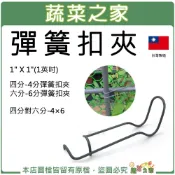【蔬菜之家】彈簧扣夾(台灣製熱鍍鋅彈簧夾.錏管固定夾)4分｜6分｜4對6｜1英吋｜彈簧扣夾 搭建網室 防蟲網