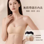 【台灣現貨 當日出貨】無痕隱形無肩帶內衣 防滑平口內衣 集中聚攏 收副乳 一字美背 抹胸平口小可愛