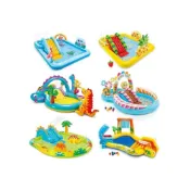 (店+)芮芮商行 幼兒童充氣游泳池家用小孩寶寶海洋球池家庭噴水滑梯戲水池